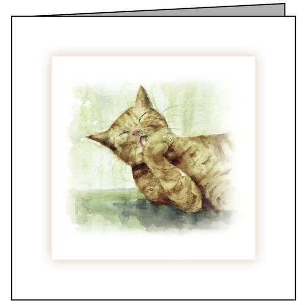 Animal Hospital Sympathy Card - Ginger Cat