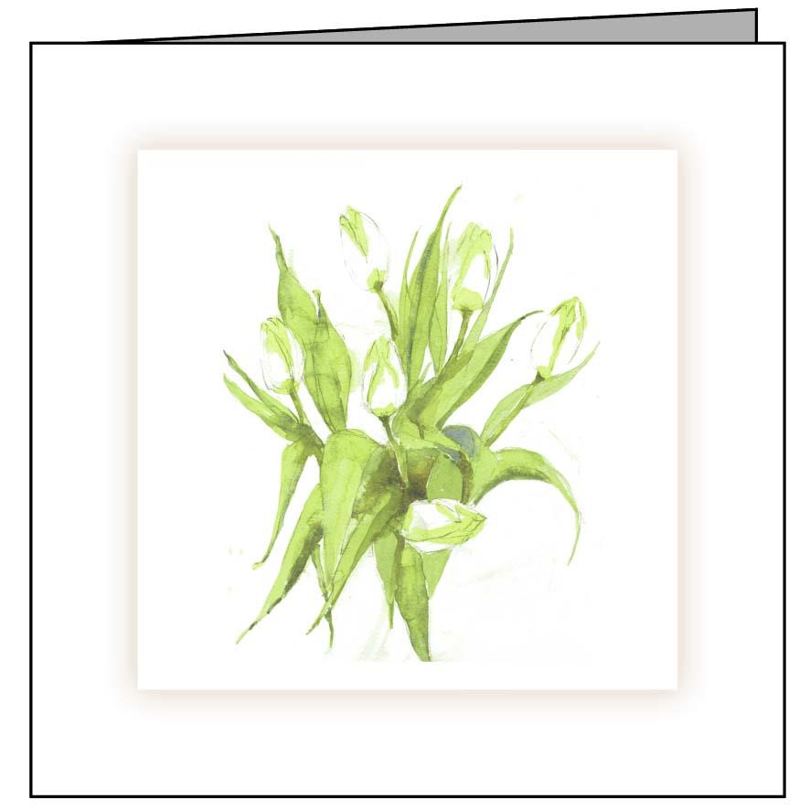 Animal Hospital Sympathy Card - Tulips