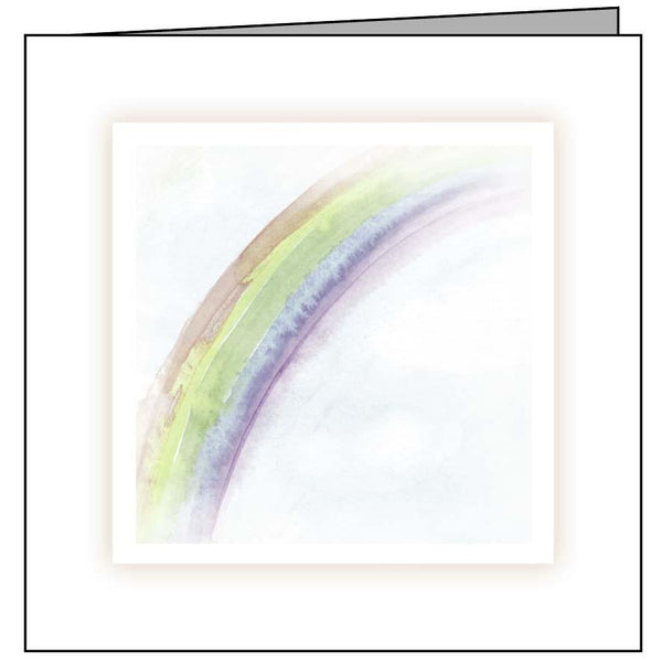 Animal Hospital Sympathy Card - Rainbow