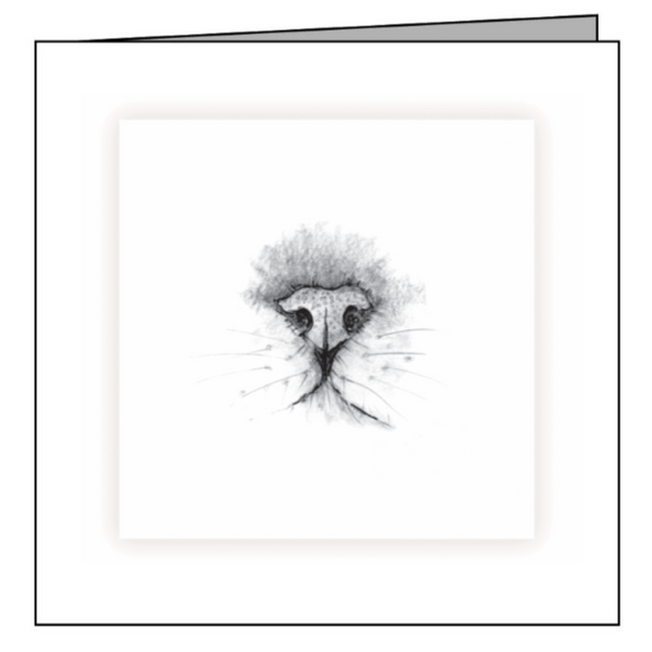 Animal Hospital Sympathy Card - Cat's Nose