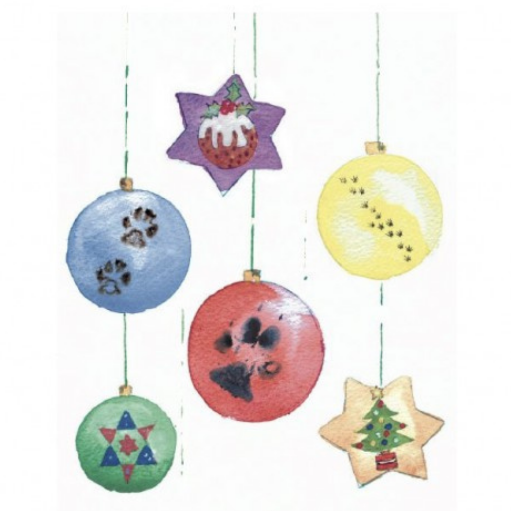 Holiday Card - Baubles