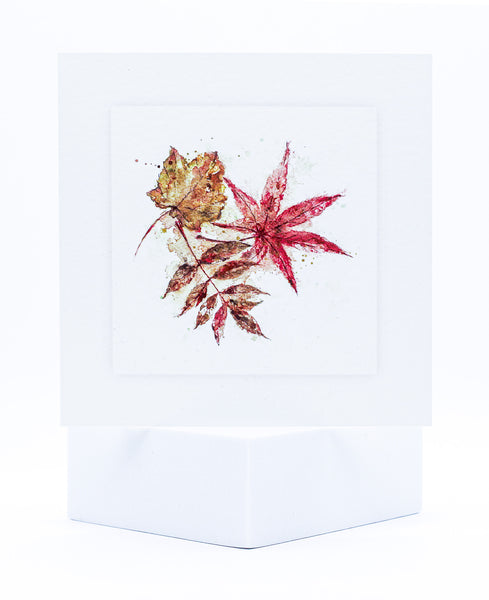 Animal Hospital Sympathy Card - Autumn Leaves