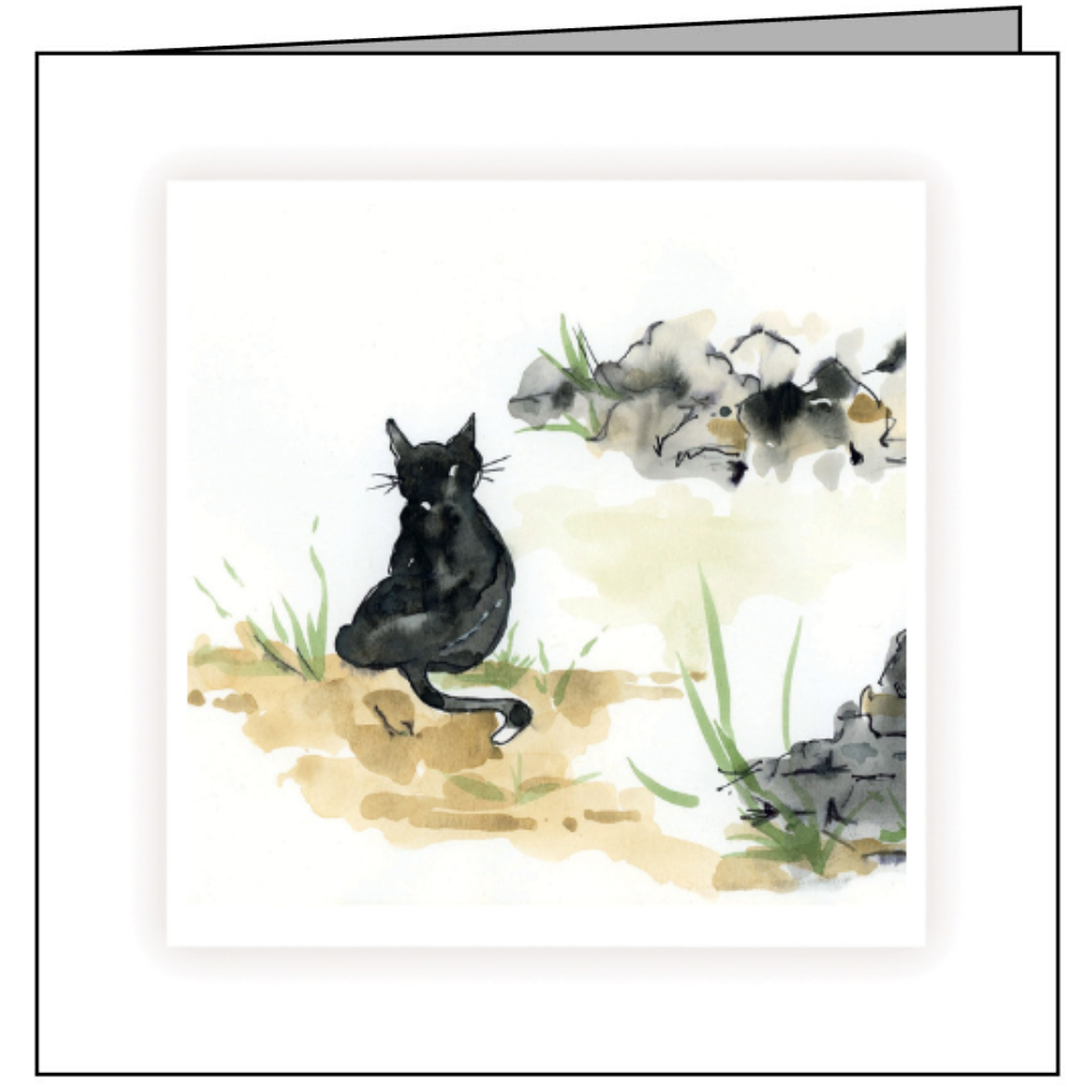 Animal Hospital Sympathy Card - Outdoor Cat