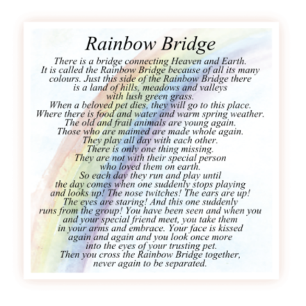 Poem Card Inserts