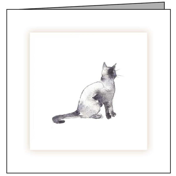 Animal Hospital Sympathy Card - Sitting Cat
