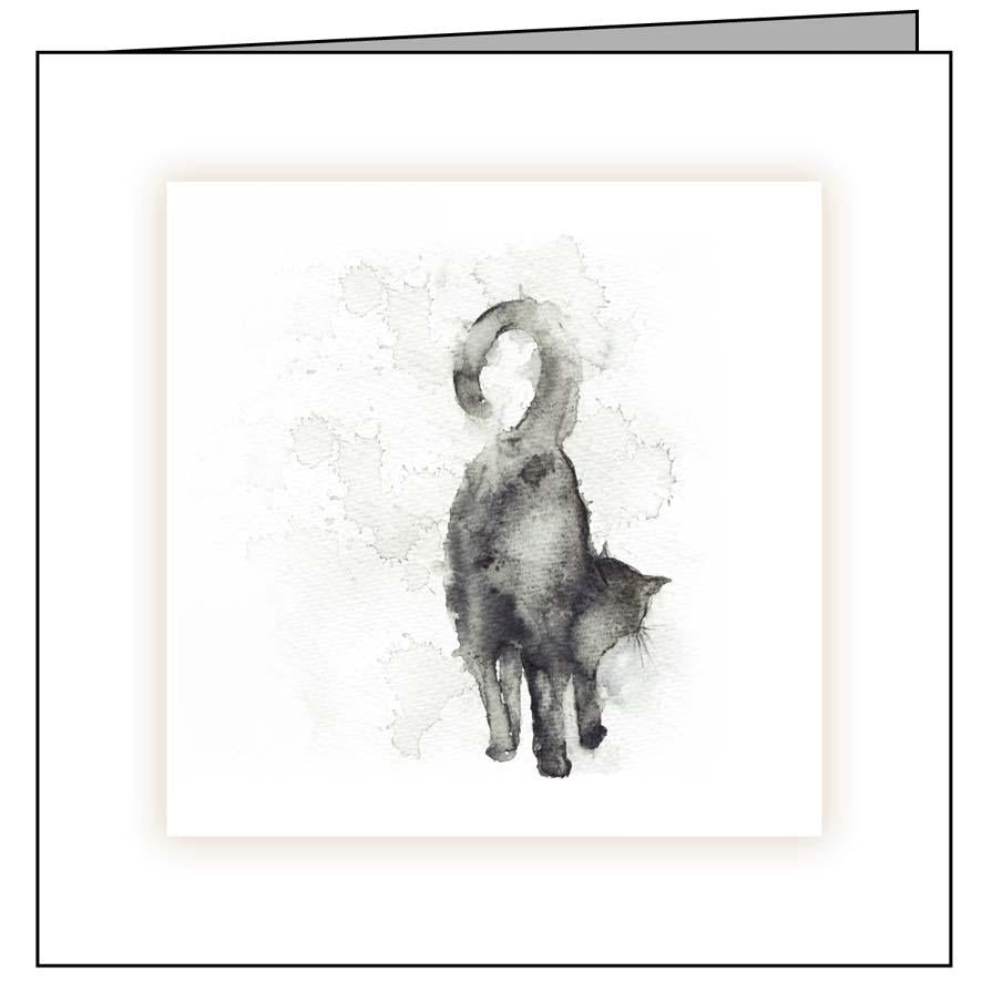 Animal Hospital Sympathy Card - Feline Image