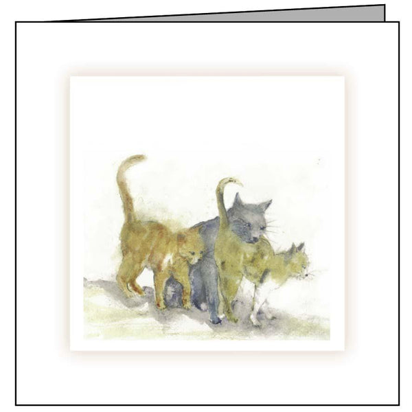 Animal Hospital Sympathy Card - Three Cats