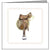 Large Animal Hospital Sympathy Card - Saddle