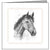 Large Animal Hospital Sympathy Card - Horse Head