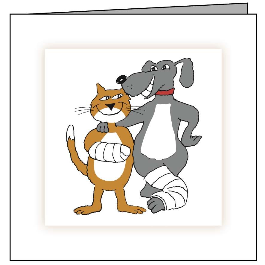 Animal Hospital Get Well Soon Card